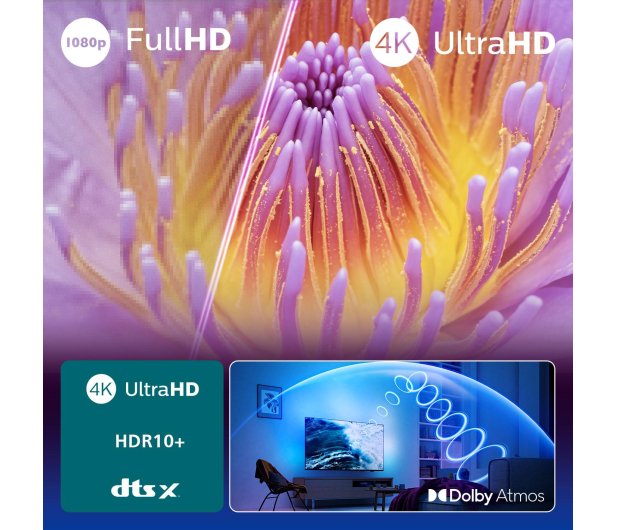 PHILIPS 65" 65PUS8010 Ambilight 4K Ultra HD, Pixel Precise Ultra HD, HDR10+ - 1335615 - zdjęcie 6